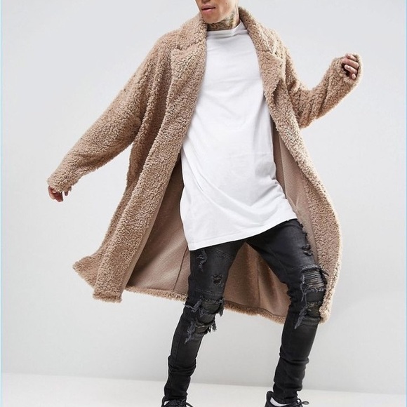 ASOS Other - ASOS Borg Extreme Oversized Duster Jacket